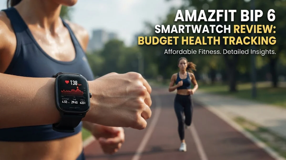 Amazfit Bip 6 Smartwatch Review: Budget Health Tracking