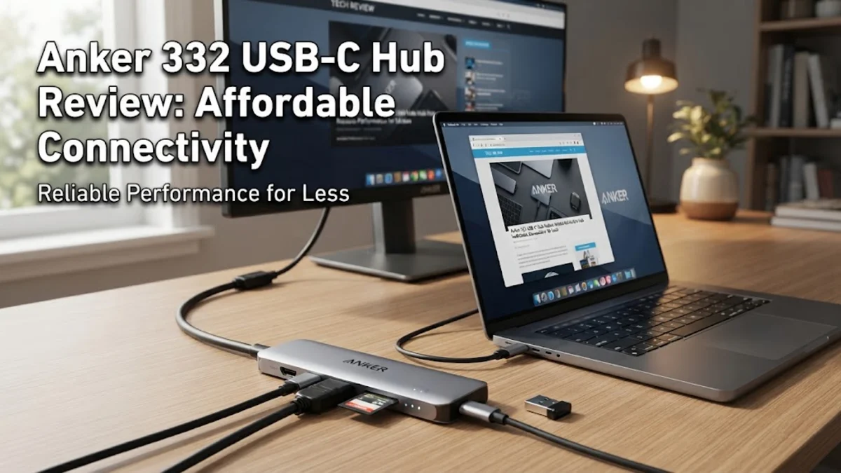 Anker 332 USB-C Hub Review: Affordable Connectivity