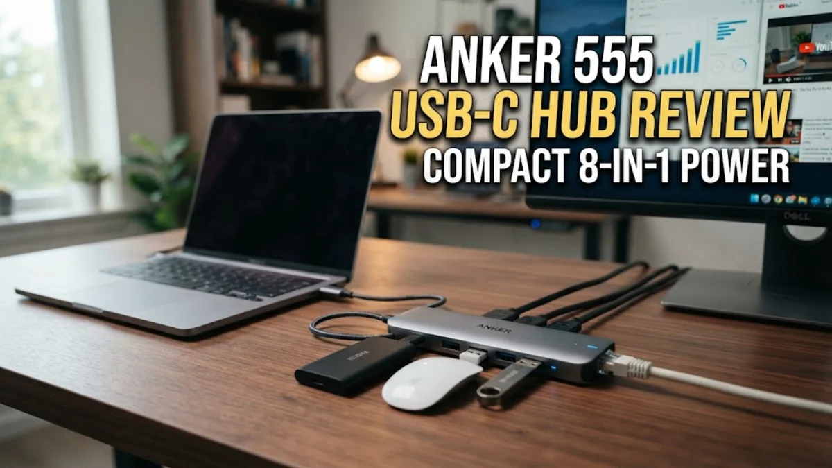 Anker 555 USB-C Hub Review: Compact 8-in-1 Power