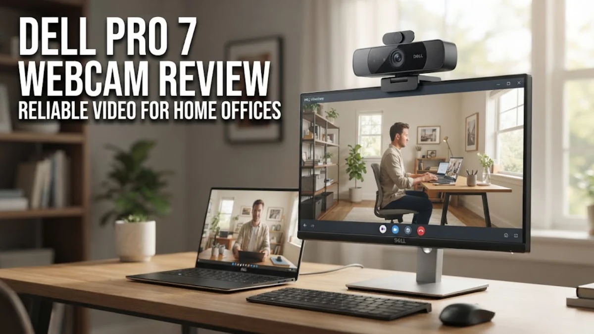 Dell Pro 7 Webcam Review: Reliable Video for Home Offices