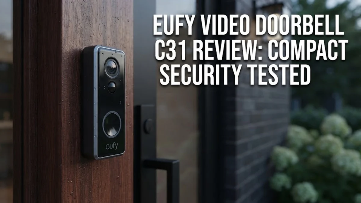 Eufy Video Doorbell C31 Review: Compact Security Tested